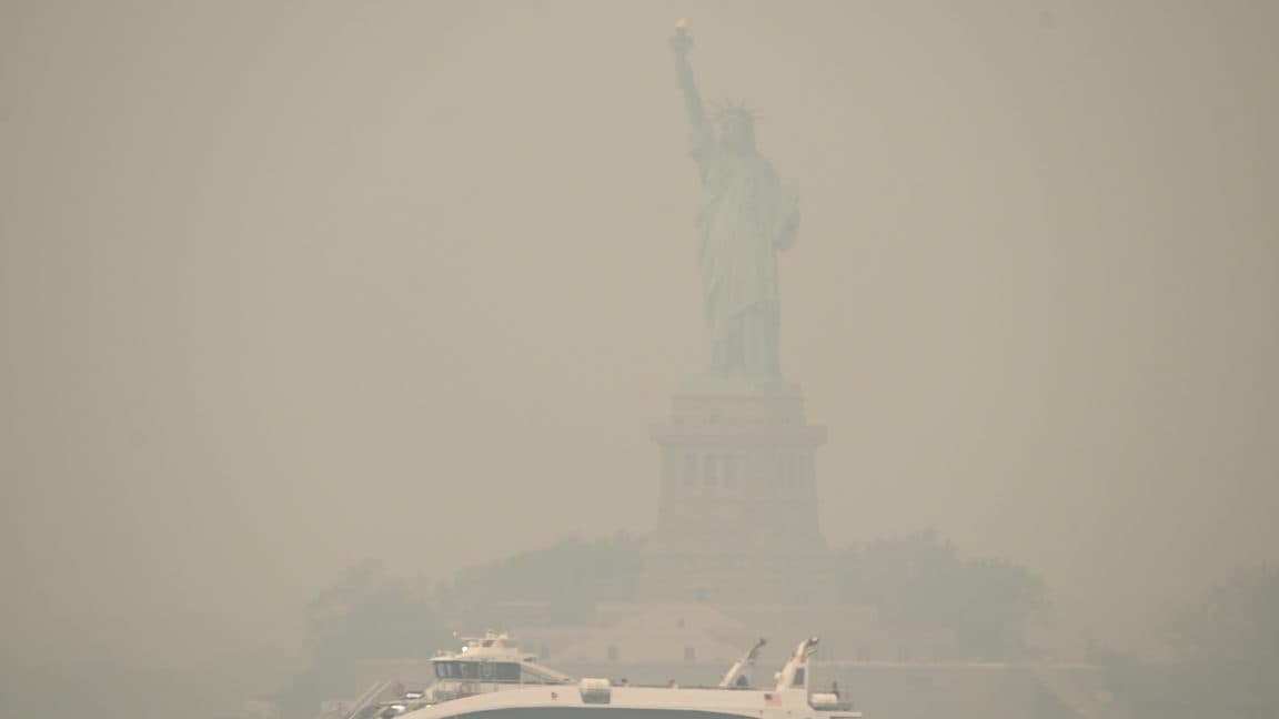 "Air quality is getting roasted by wildfires 😂🔥 Tech infrastructure: 'I can’t cope!' 💀 #SmokyVibes"