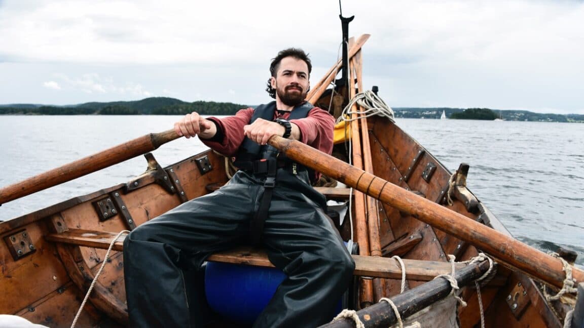 “Viking vibes only 🌊⚔️: Sailing fjords & getting smacked with *life lessons* 💀💡 #ExistentialCrisis”