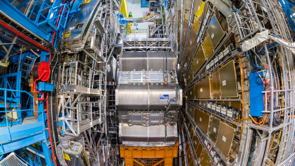 "When your grad student powers up the LHC like it's Minecraft and quantum interference is the final boss. 🎮💀🔥"