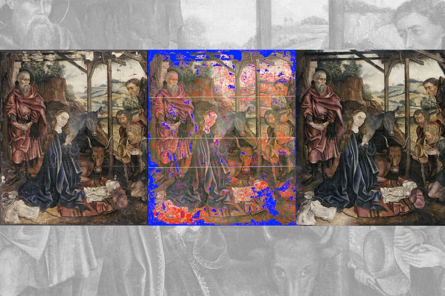 "MIT student flexing with AI masks 🦸‍♂️🎨, restoring art faster than my WiFi can buffer! 🚀💀 #ArtGoals"