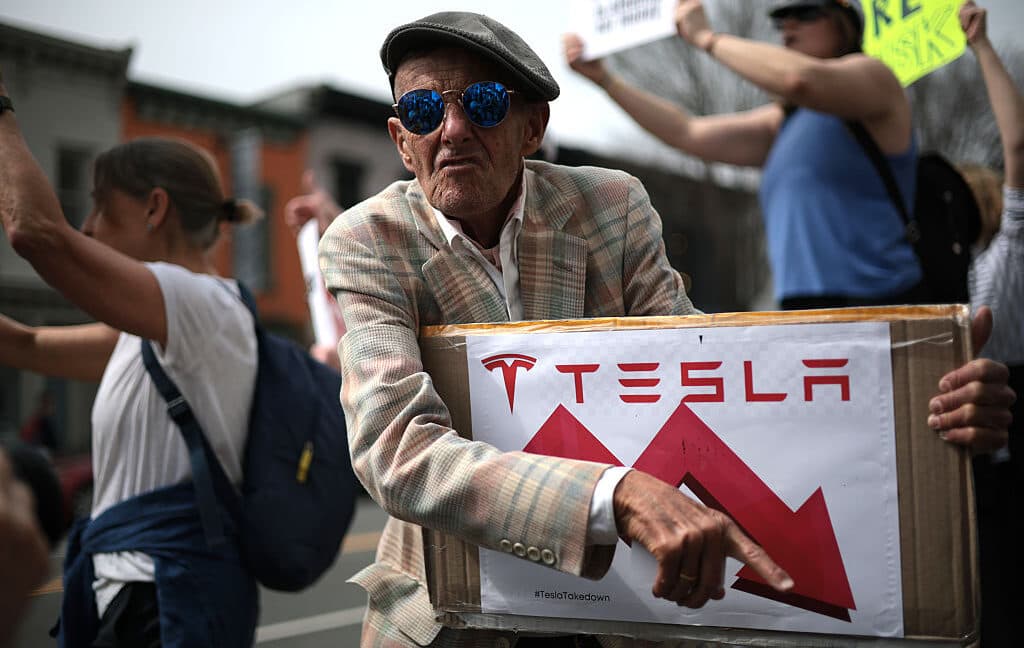 When Tesla's profits go down 37% but you still gotta flex those sales💔📉. Elon, we need to talk! 🚀💀