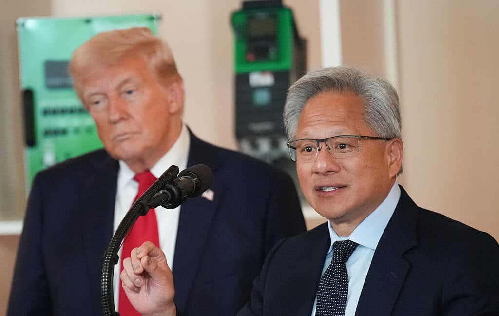 🚨 Trump softens on Nvidia exports? Bigger trade war vibes incoming! 💥 *Plot twist: GPU drama!* 💀🔥 #NoCap