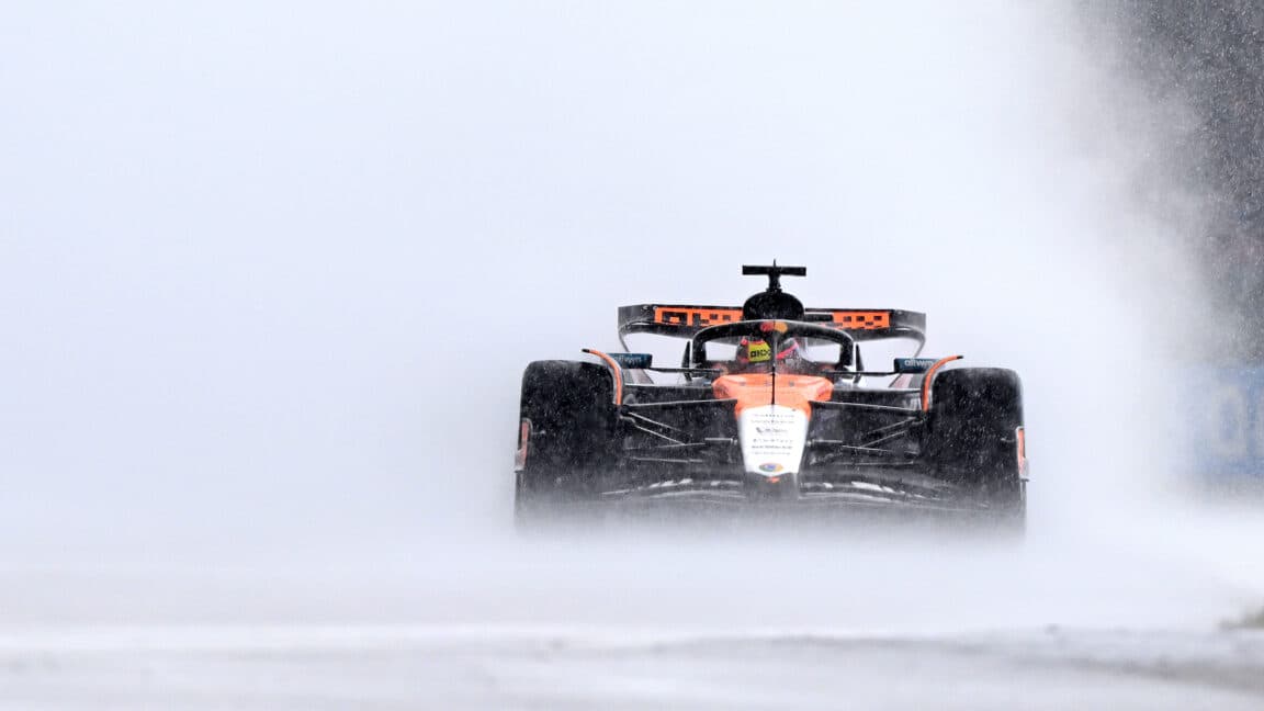 "F1 Brits be like: rain + racing = drama 🙃🌧️💨 #NeverNotWet #VroomVroom🚗💨"
