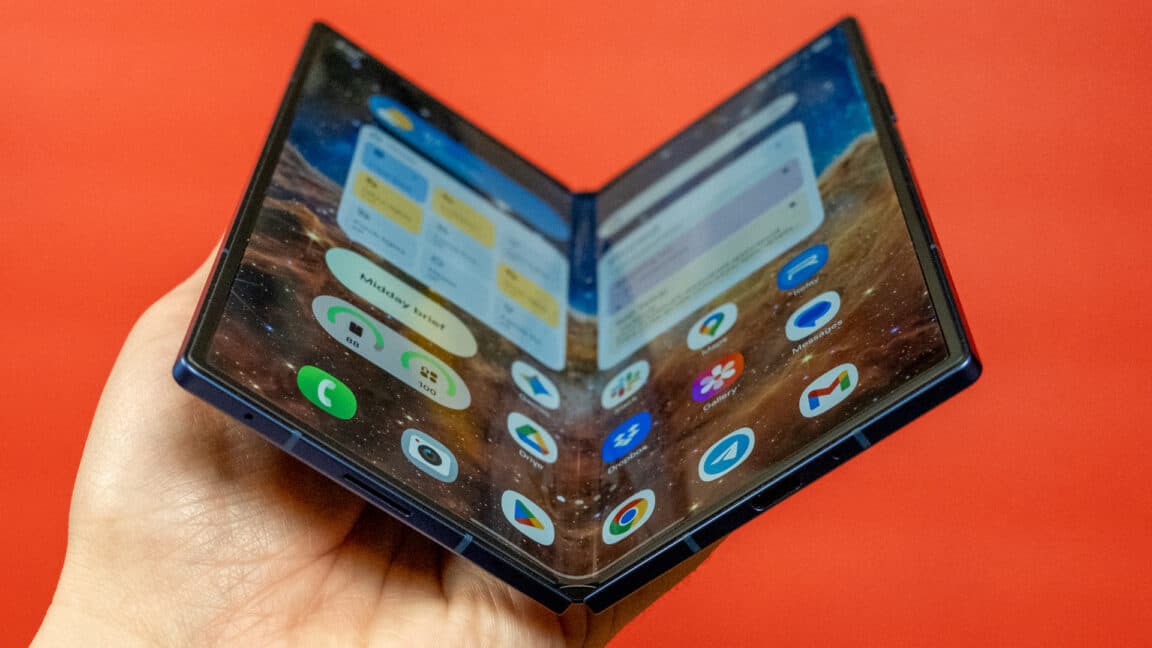 "Samsung Z Fold 7: When your phone bends more than your will to socialize. 💀📱🚀 #QuantumLeap #CouchPotato"