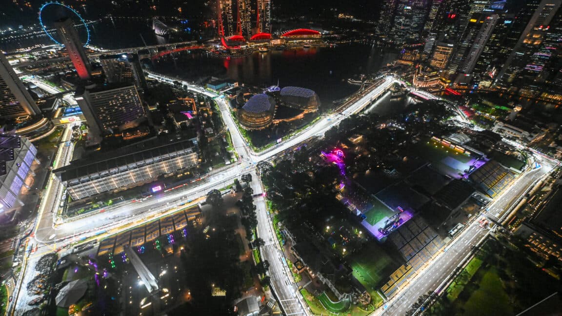 "F1 in Singapore: 🏆 Getting a trophy for surviving the chaos? Talk about a participation award! 💀🔥"