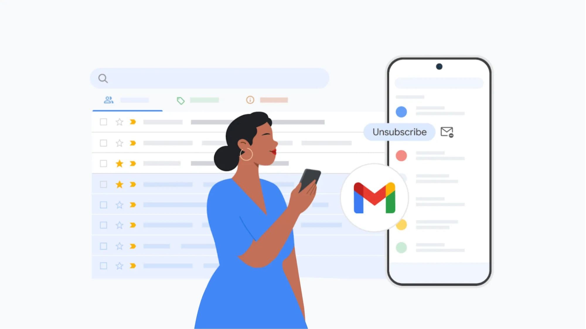 "Android users getting their inboxes snatched back with Gmail’s new 'Manage Subscriptions' tab! 😍💌 #ClutterBeGone"