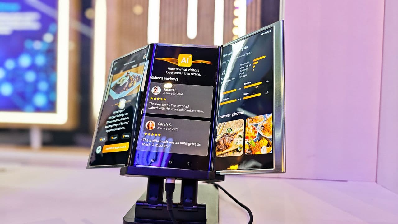 Samsung’s Galaxy Z Trifold: a phone so foldy it might just fold reality. 🔮📱💀 #FoldsInception