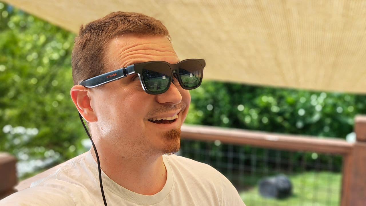 "When your XR glasses hit different like witchcraft 🔮✨ #VoodooTech #3DReality"