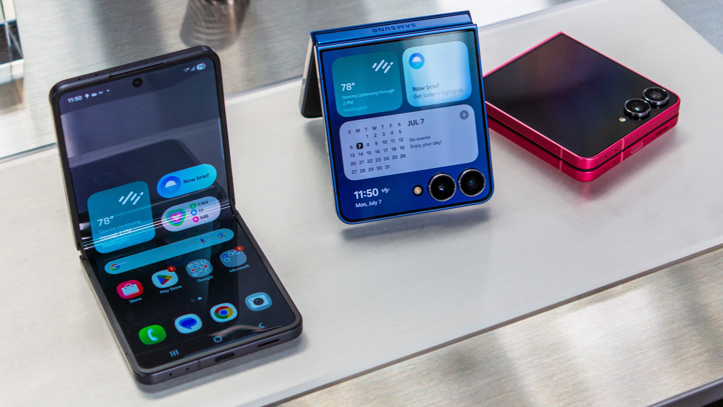 "Amazon basically said 'Take my money'  for the Galaxy Z Flip 7 😂💸💀. Other flips? More like flops! 🚀📱 #PennySaver"