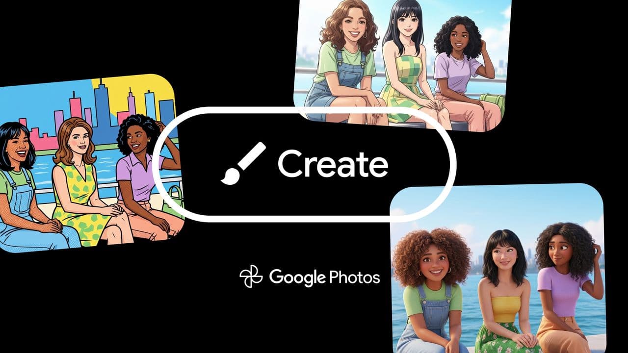 "Google Photos just dropped a 'Create' tab 💀 AI tools so fire, you'll forget pics of your ex 🔥🚀"