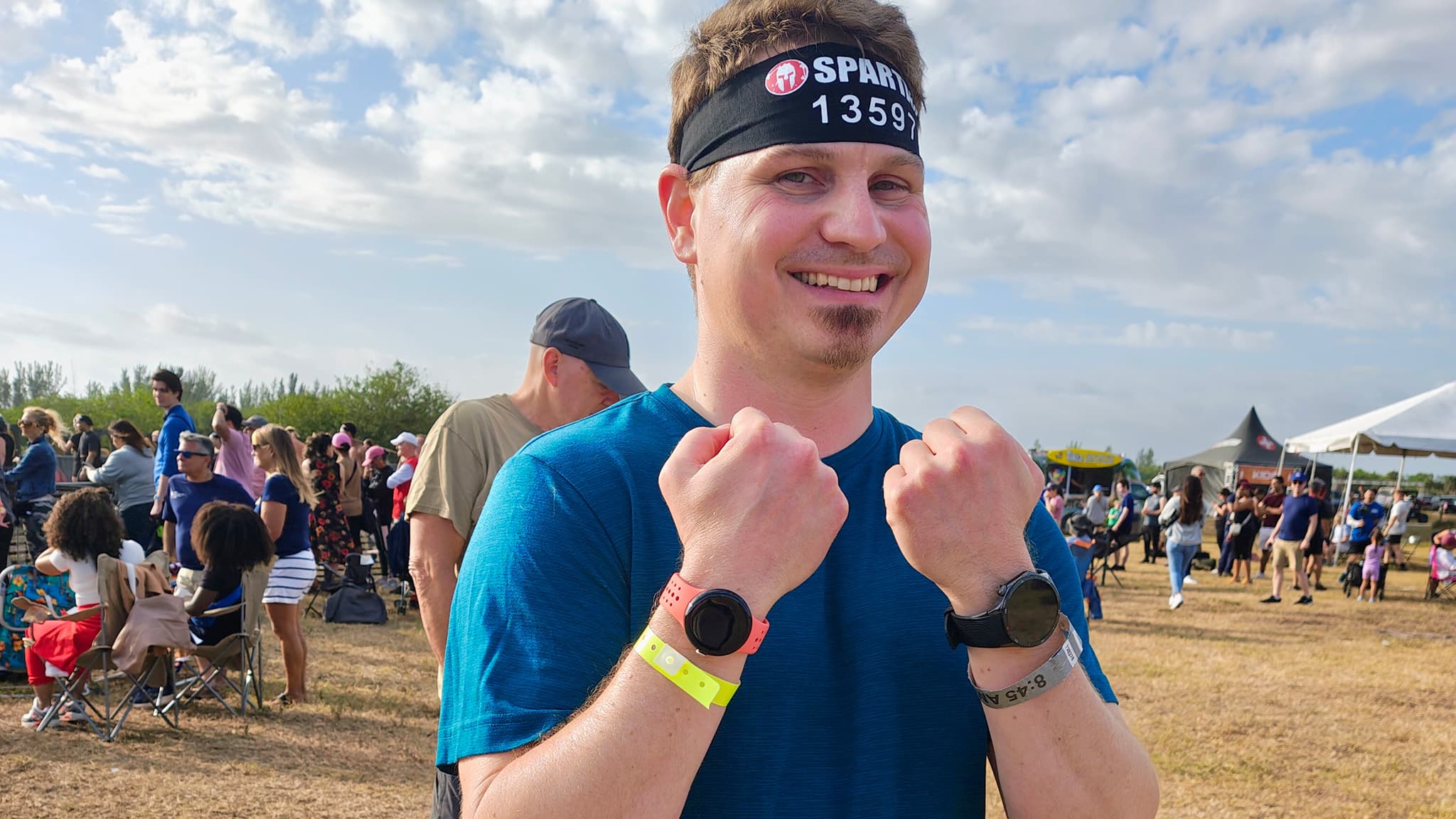 "Two smartwatches enter a Spartan race, both leave with Ls 💀🕒 Where's my participation trophy? 😂🏅"