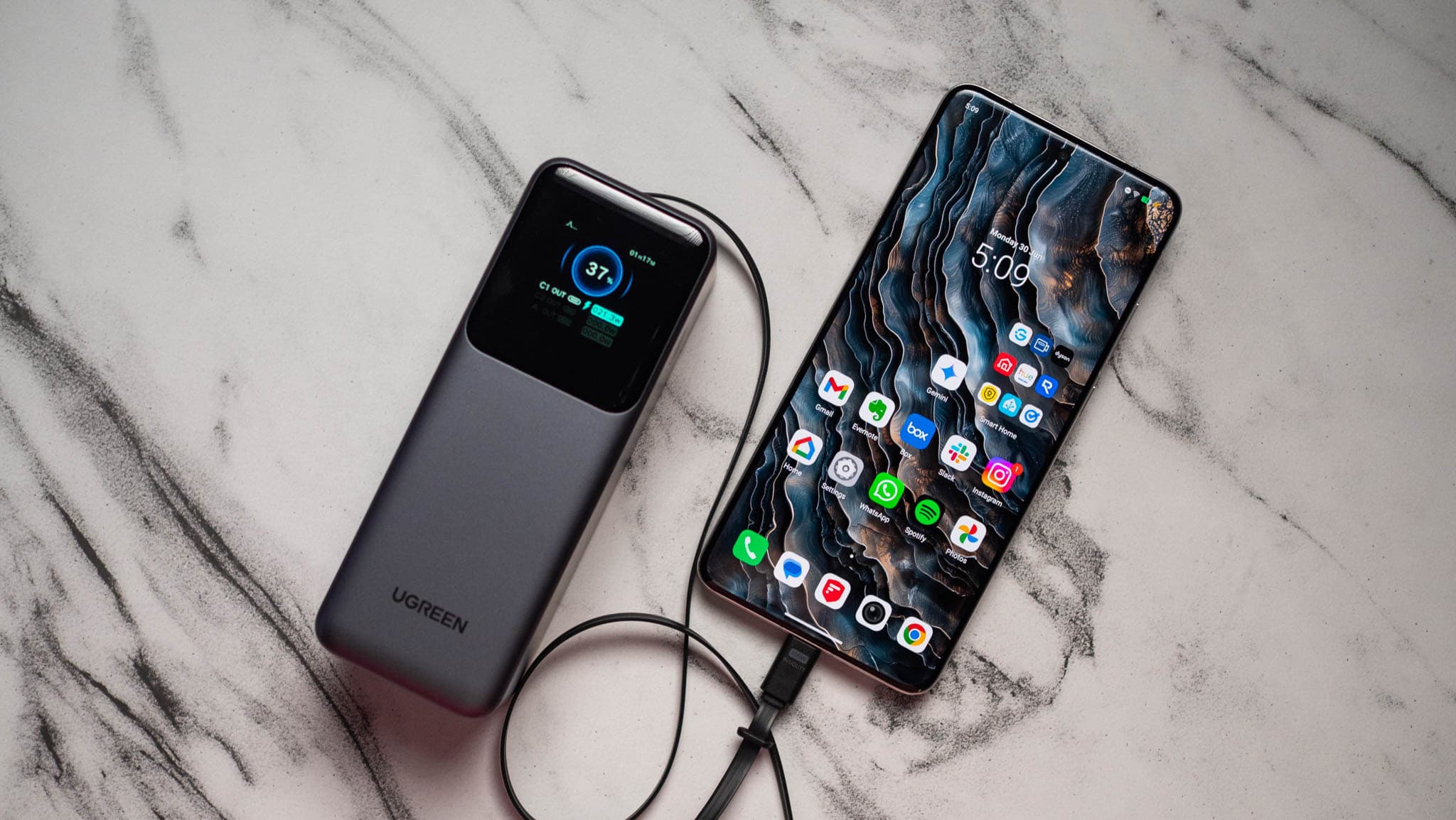 “UGREEN just dropped a power bank with a retractable cable 🔥 Anker who? Cap or no cap, we winnin’! 🚀💀”