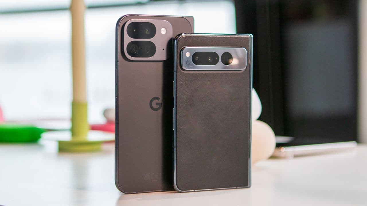 "Pixel 10 Pro Fold vs. Pixel Fold: The ultimate fold-off 🥊📱💀 Who's the real foldy boi?🔥 #NotAllHeroesWearCapes"