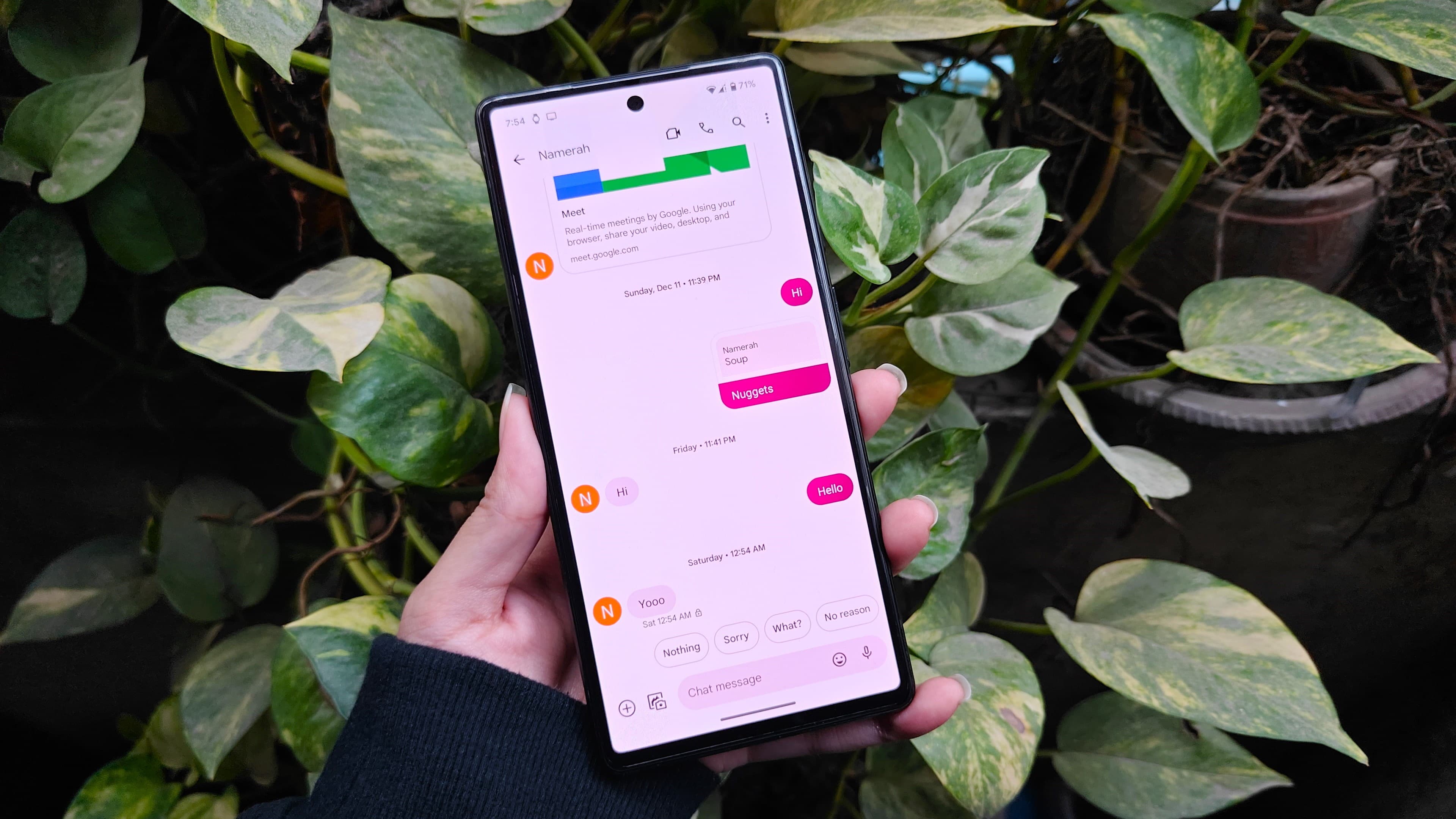 "Step 1: Customize group chats in Google Messages. Step 2: Now it’s a vibe check 💅🔥 #ChatGoals"