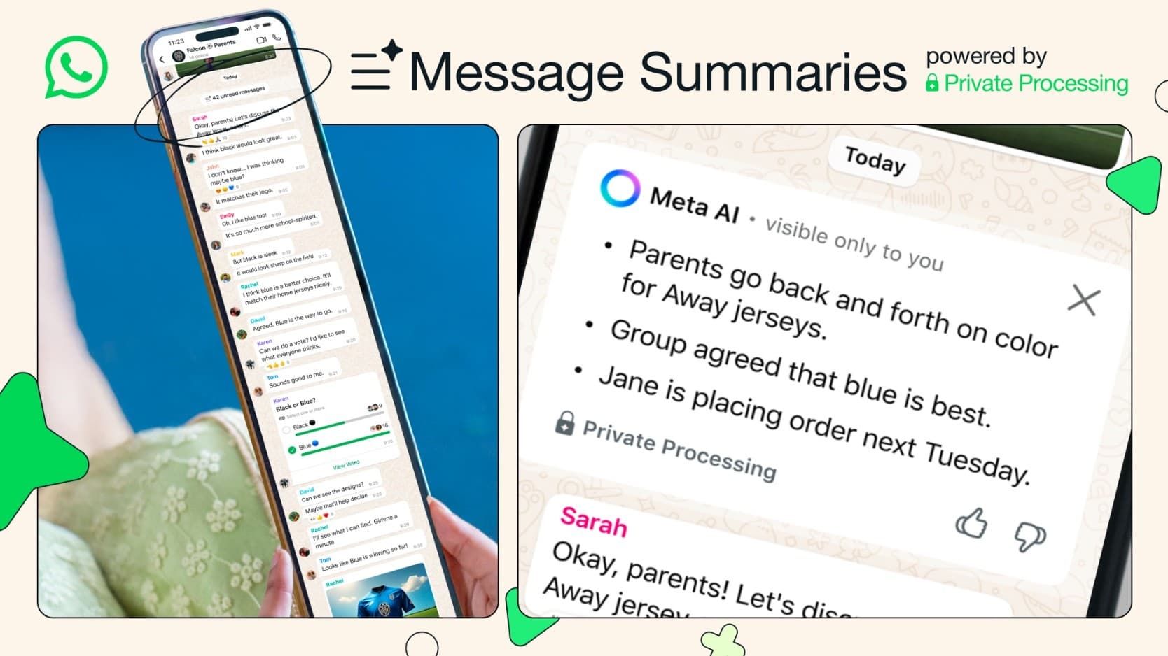 "WhatsApp just dropped 'Message Summaries' for when ur chat looks like a horror movie 🔥💀 #TextOverload"