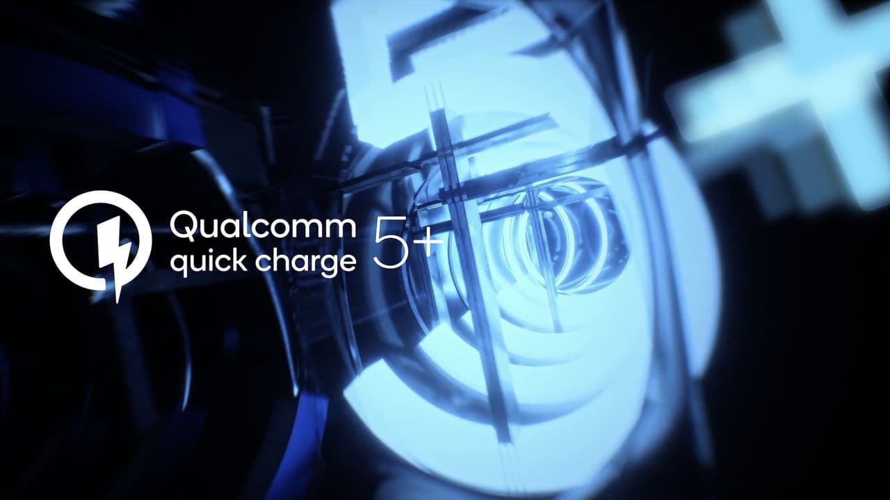 "Qualcomm's Quick Charge 5+: So fast, even your phone can’t seethe from the heat! 🔥🚀 #NoCap"