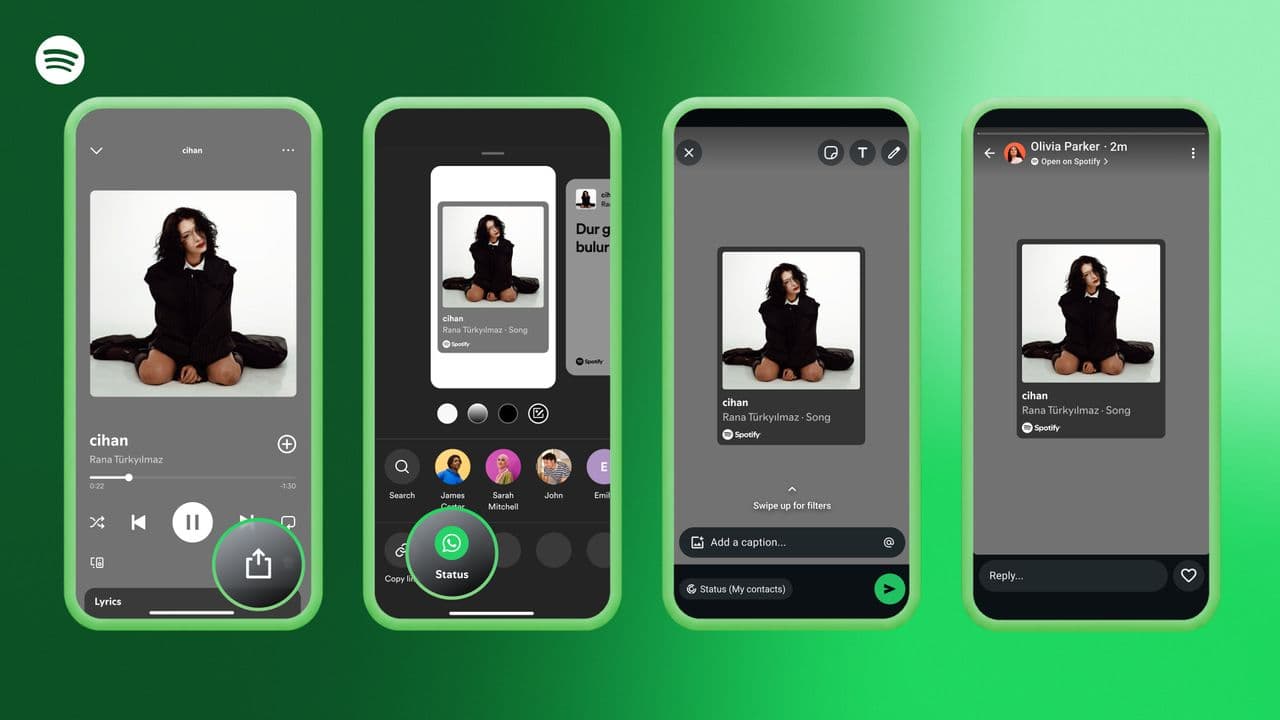 🚨 Android users can now flex their Spotify bangers on WhatsApp Status! 🎶💀 #VibeCheck 💅🔥
