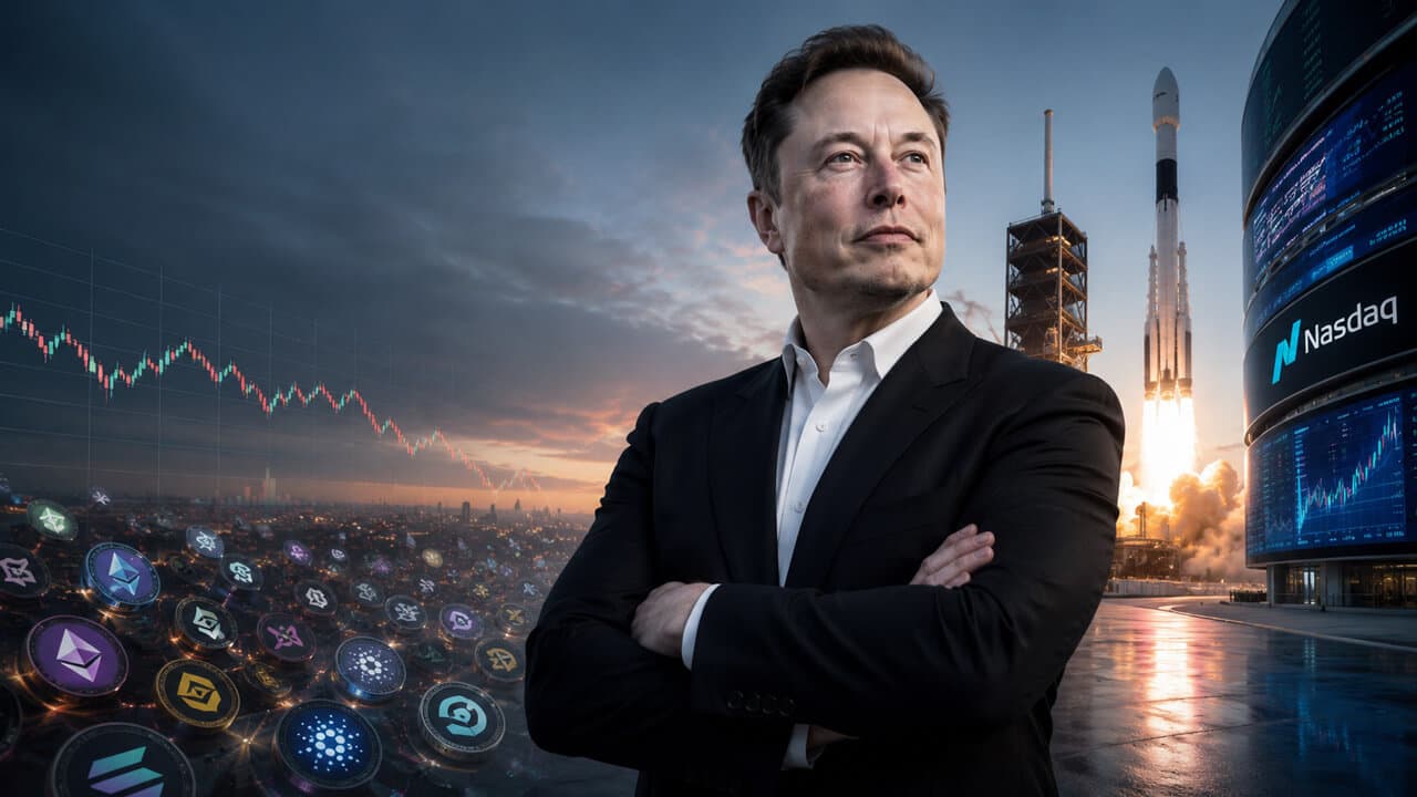 "Elon flexing his trillionaire vibes while crypto's out here begging for donations 💸💀 #BrokeBoys"