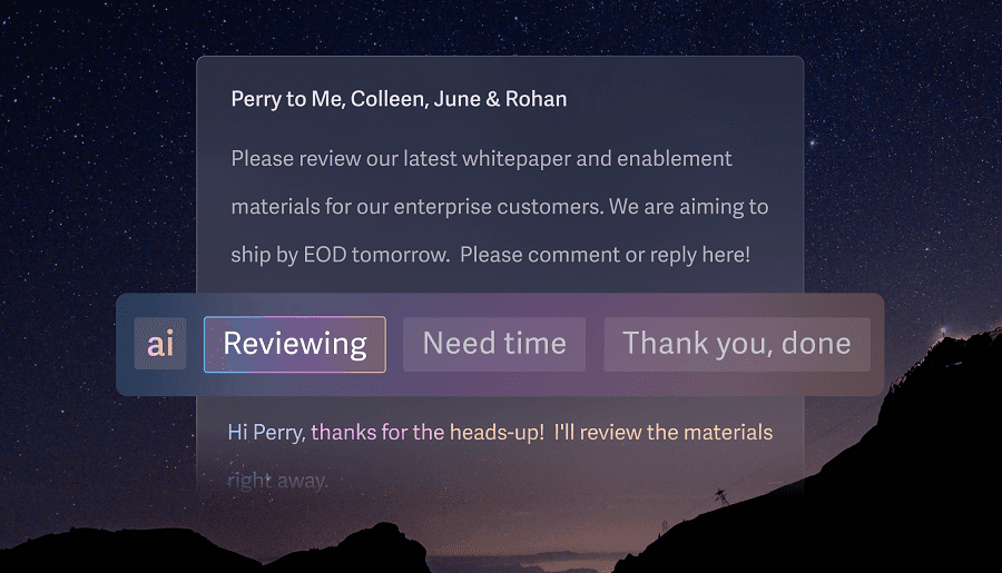 "Grammarly & Superhuman: Now your emails can be extra lit 🔥✉️ No cap, spelling errors are a vibe of the past 💀"