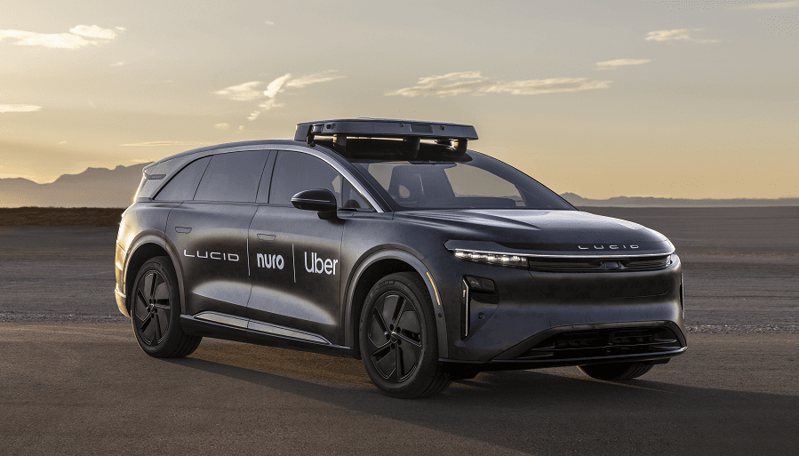 "Uber’s dropping 20k self-driving whips with Lucid & Nuro 🚖💨. Get ready to vibe with no drivers! 💀🤖 #NoCap"