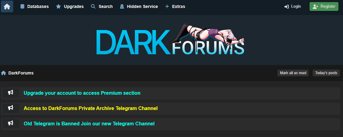"DarkForums: The new Elon Musk of hacking forums, filling that BreachForums void 🔥💀 #HackerTok"