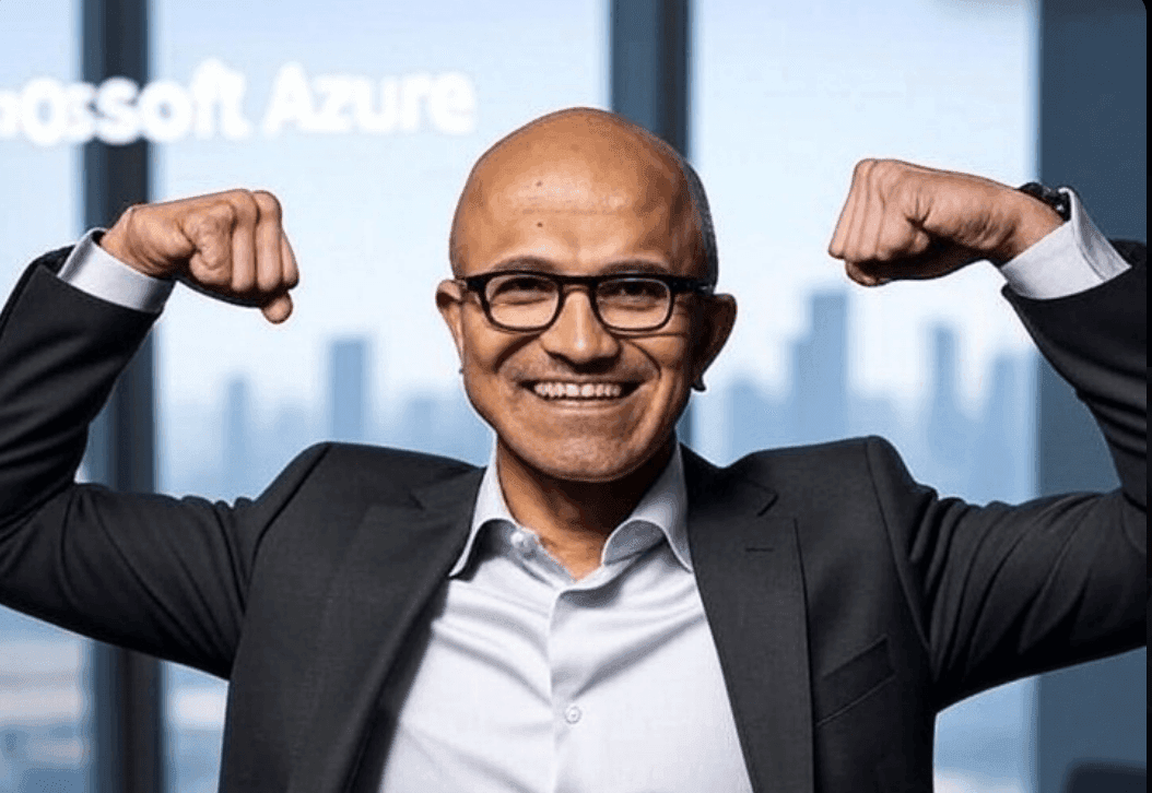 "Microsoft flexing on those haters with Azure gains🔥 AI on the rise, data centers in the gym 💪💾 #WeOutHere"