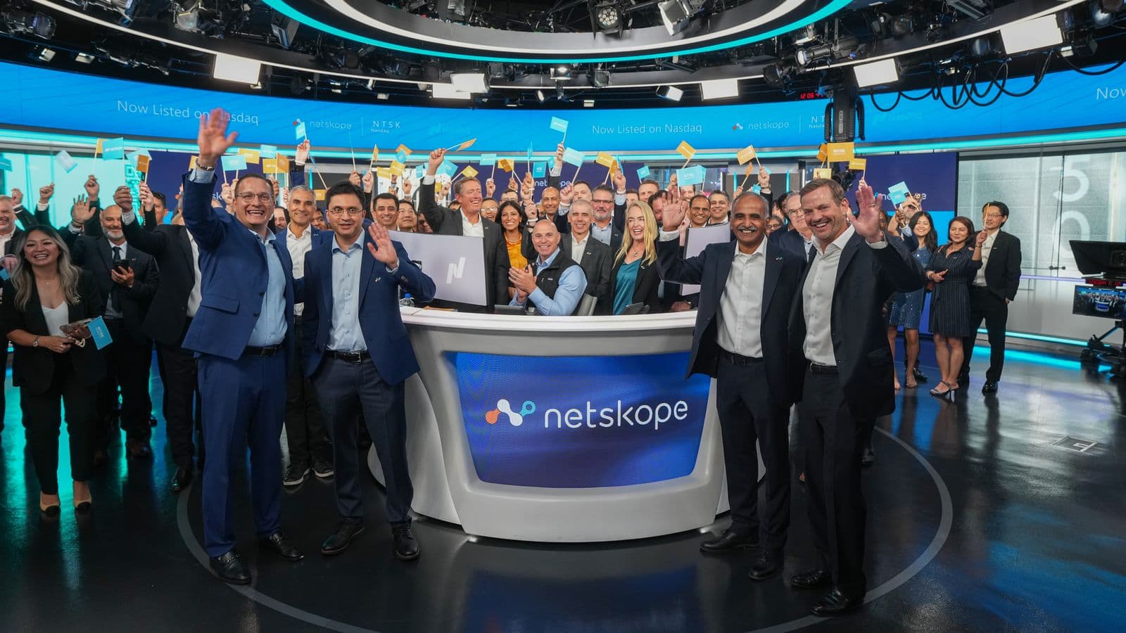 "Netskope IPO drops 908M like it's hot, stocks up 18%! 💸🚀 Who's trying to cop that wealth? #MoneyMoves"