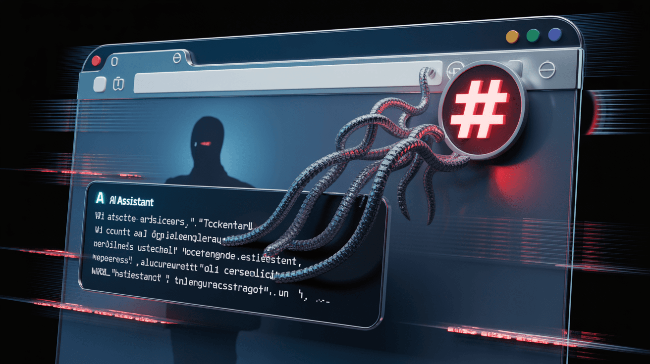 "AI assistants be like: 'I'm sorry, I can't help you with that...' 💀🤖 New 'HashJack' hack got 'em shook! 🔥🚀 #Cope #Seethe"