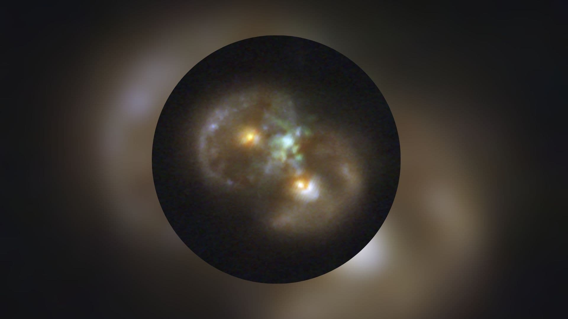 "Scientists found an 'Infinity Galaxy' 👽💫 that might spill the tea on ancient black holes. No cap, we vibing! 🌌🔥 #SpaceTea"