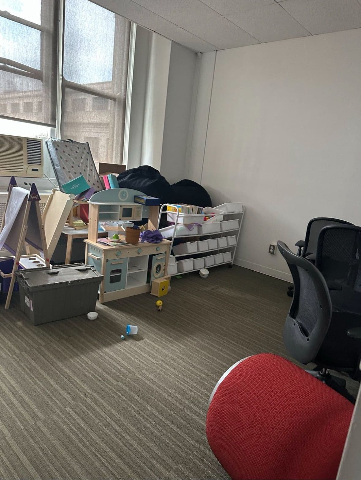 "POV: You find out DOGE's old office doubles as a thrift store for sad bedding & forgotten toys 💀🚀🔥"