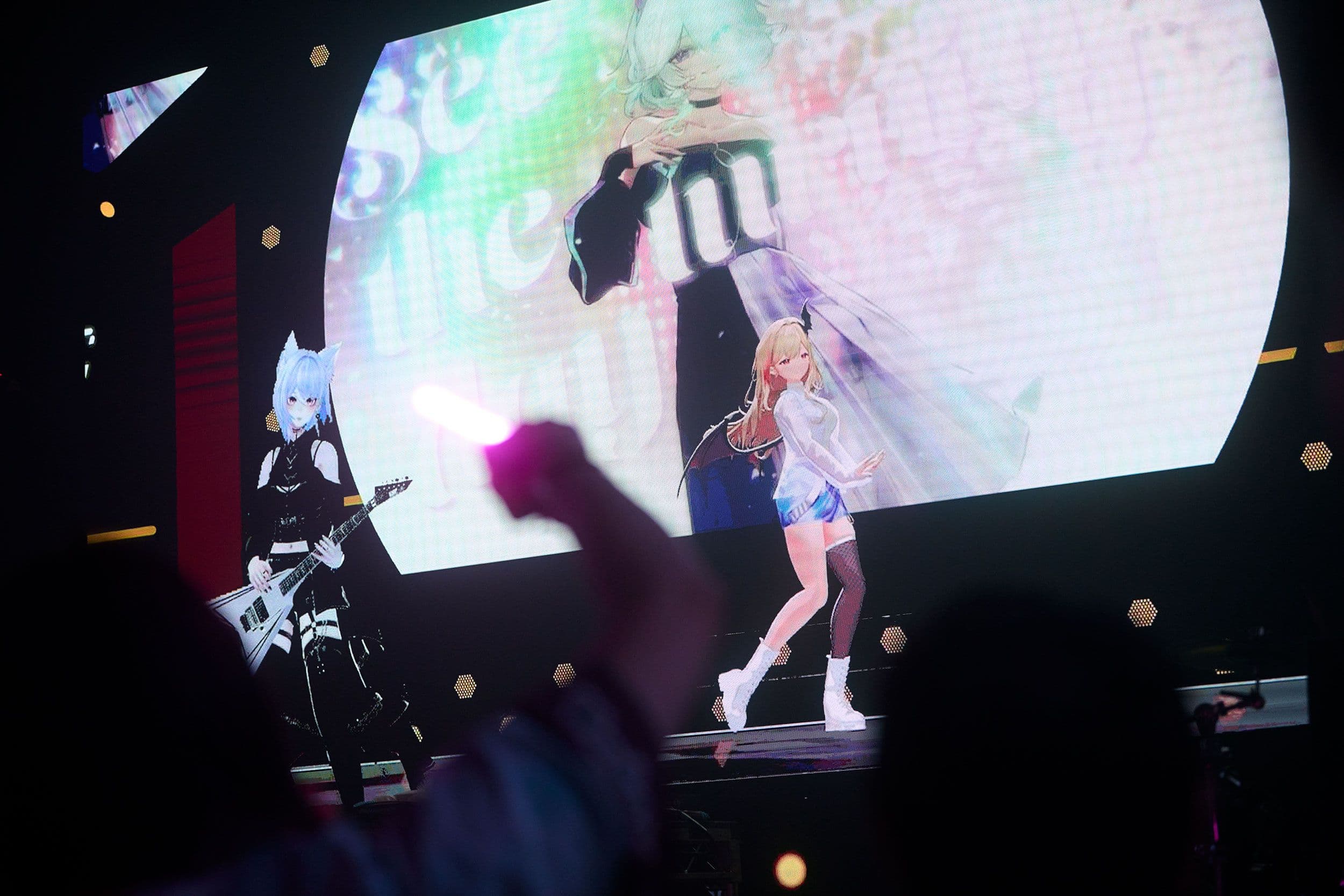 "Anime girls vibing harder than your ex! 🎤💀 Selling out shows, but are they even real? 🤔✨ #NotYourReality"