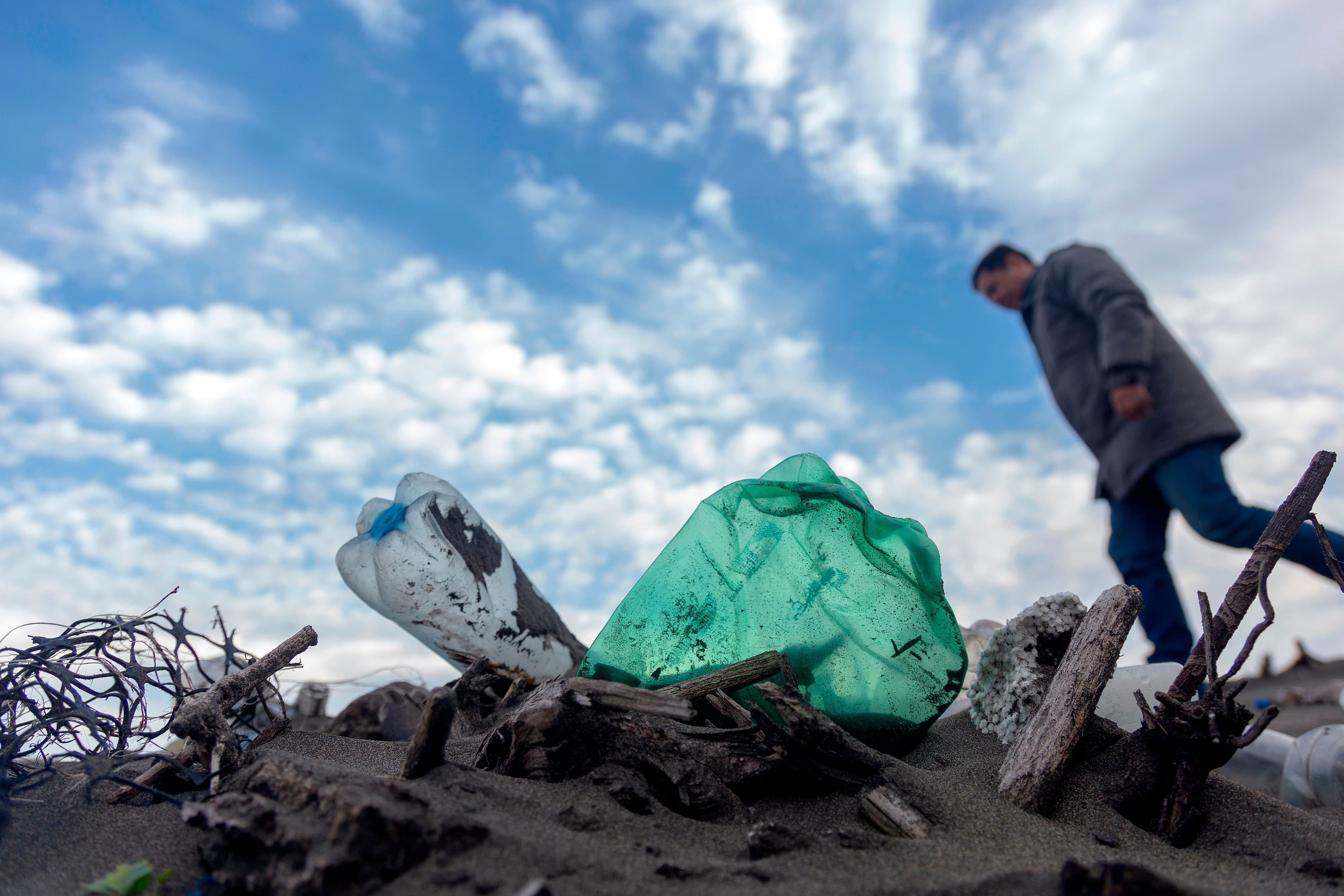 "Central American beaches got more plastic than my ex's excuses! 🌊💀 #SustainableVibes #Help"