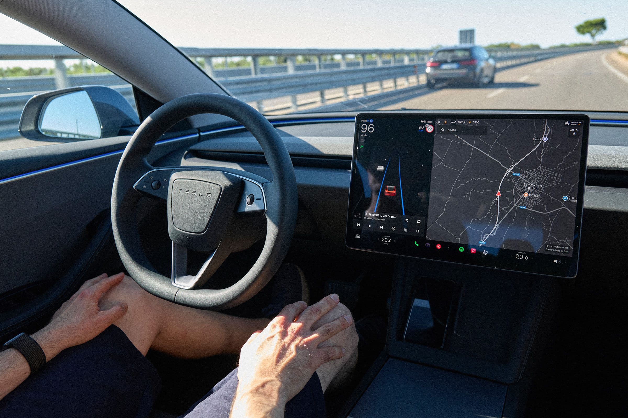 "Tesla says ‘let the car drive while you nap’ 😴🚗💨— what could possibly go wrong? 💀 #YOLO"