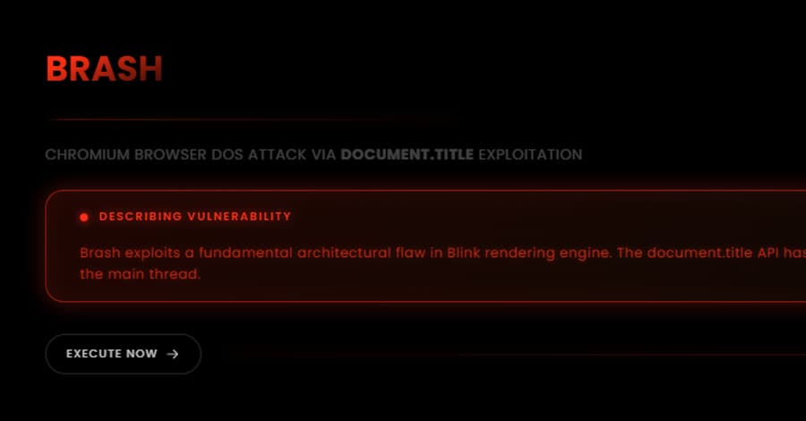 🚨 New "Brash" exploit turning Chromium into a glorified paperweight! 💀 Just one sketchy link and *boom*! 💥 #BingChill #CodeRed
