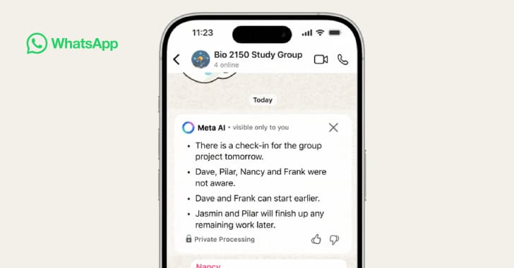 "WhatsApp leveled up! ๐งโโ๏ธโจ Now you can skim chats like a pro ๐จ๐ #AI #NoCap"