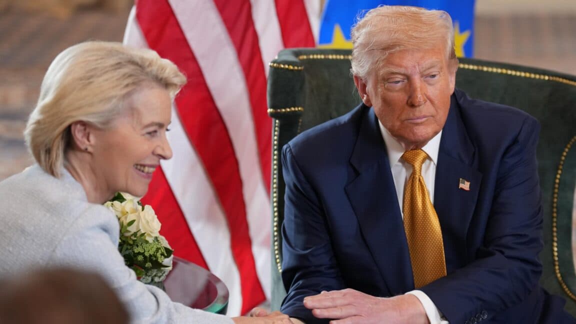 🚨 BREAKING: Trump says Europe ain't making Big Tech pay up, but EU is like "hold my beer" 🍻💀 #Drama #Cope