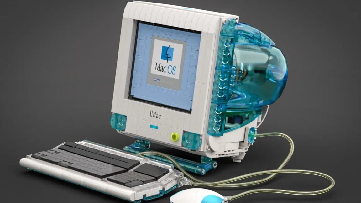 "iMac G3 Lego: The vibe is cute but it's not getting off the block, fam ๐๐ #Nostalgia"