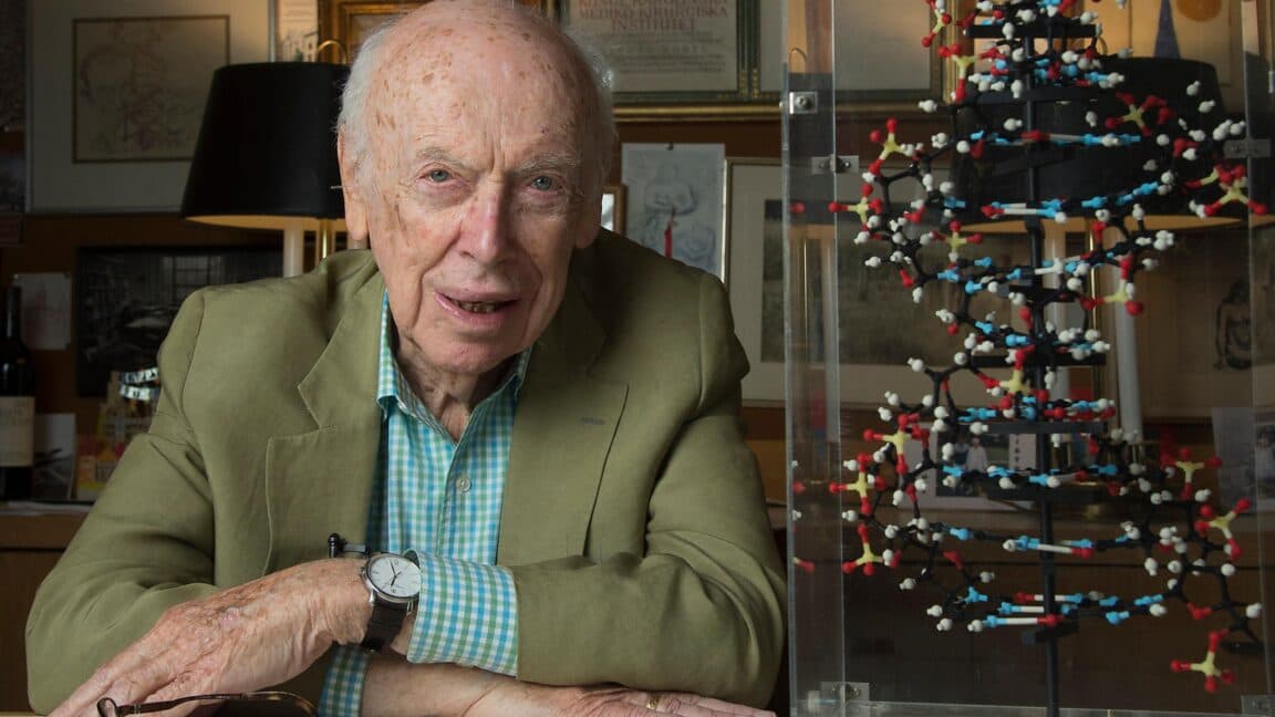 James Watson, the DNA dude, took his last helix. 🧬💀 R.I.P. to the OG of gene vibes. 😢✨ #DoubleHelixForever