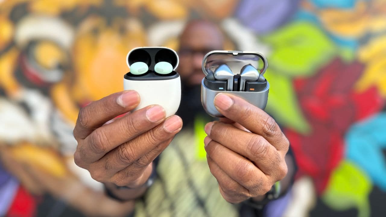 "Lowkey vibing in 2025 with these wireless earbuds that silence your life 🥴🔇 #NoCap #VibeCheck"