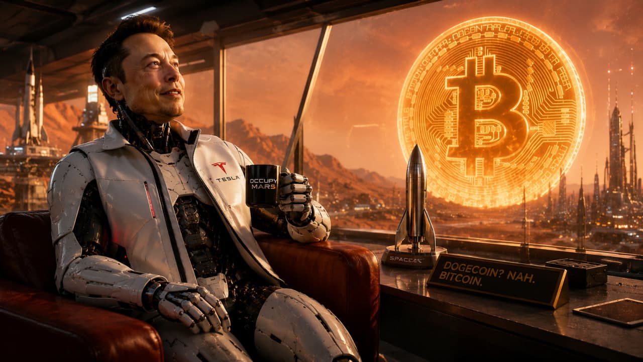 "Elon be like 'btc to the moon 🚀' but it's got more twists than a plot in a Netflix series 😂💀 #Catch22"