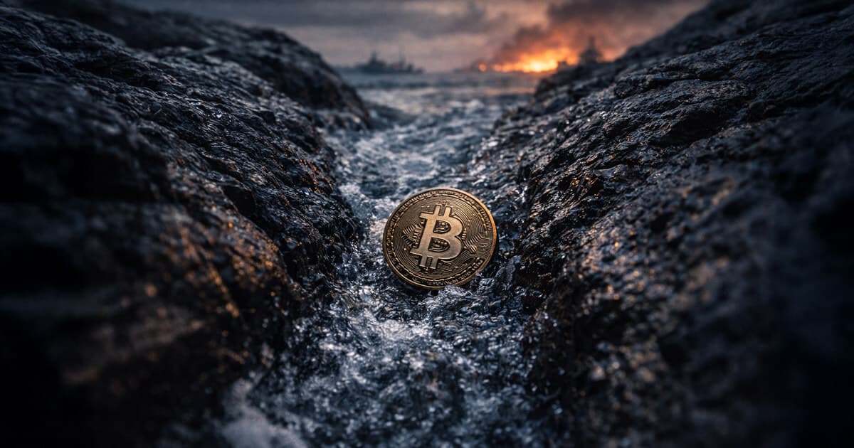 Bitcoin just dumped 7% after Trump hit Iran, and the real reason has nothing to do with crypto