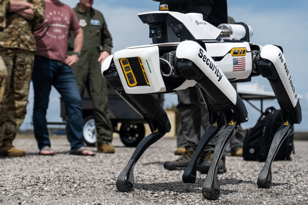 ๐จ๐ถ Asylon's robot guard dogs just raised $26M! Securityโs going full Iron Man, no cap! ๐ธ๐ค๐ฅ #DoggoDefenders