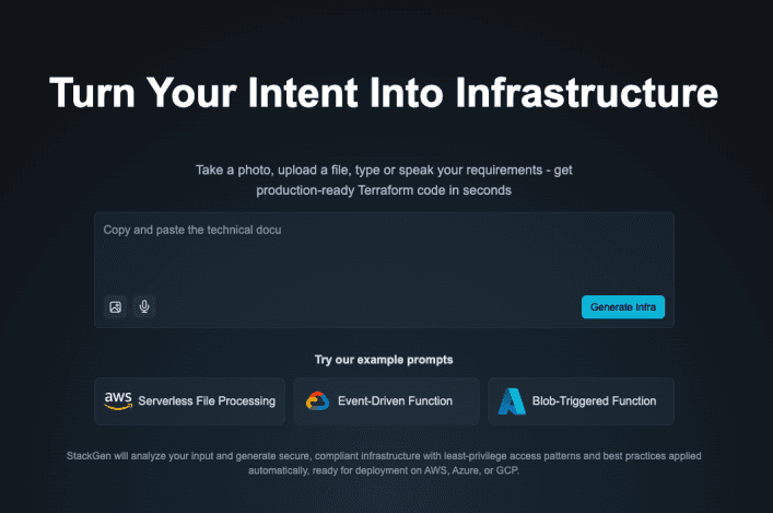 "StackGen’s AI agents said 'scripts? Nah fam, we vibe with the cloud!' ☁️💀 #AutomationLevelUp"