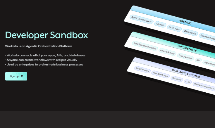 "Workato's dev sandbox: where even your pet goldfish can flex agentic AI π»πβ¨ #AutomationGoals"