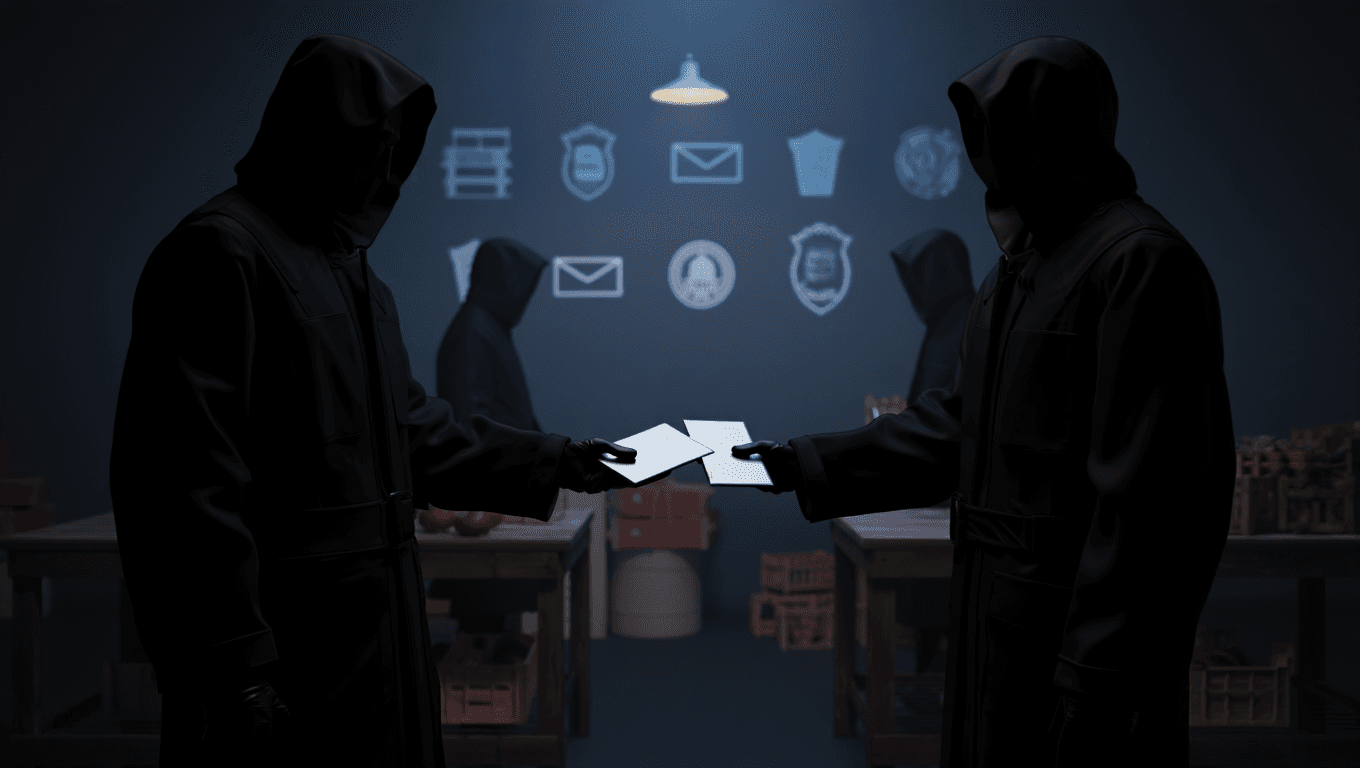 🚨 Law enforcement email accounts sold for $40 on the dark web? 💀 No cap, that’s a cop-out! 🤣💸 #Cringe