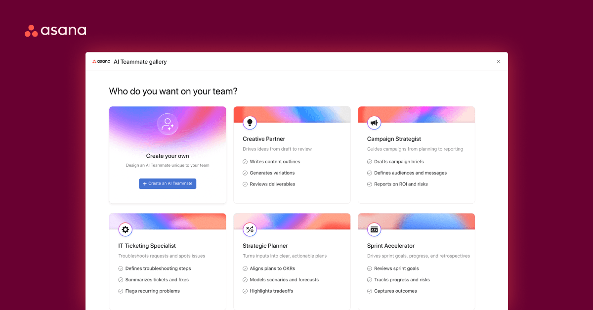 "Asana’s AI going for squad goals, not bots 🦾💀! Teamwork makes the cringe work, fr fr 😂🔥 #BetaBuffs"