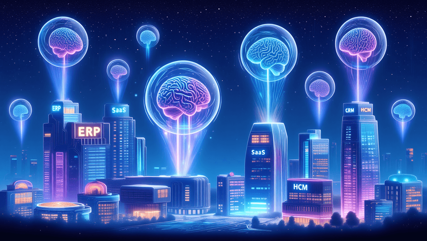 AI flexing on enterprise software like it's TikTok dance ๐๐ป๐ธ But wait... is this just a bubble? ๐ #Doomed