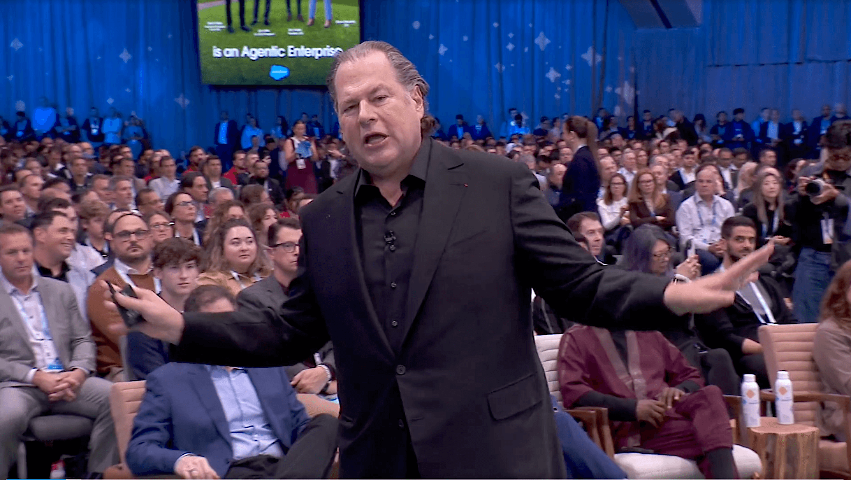 "Mark B. out here selling AI dreams while we’re all stuck in ‘cringe’ mode 🤖💀 #FactoryFeels"