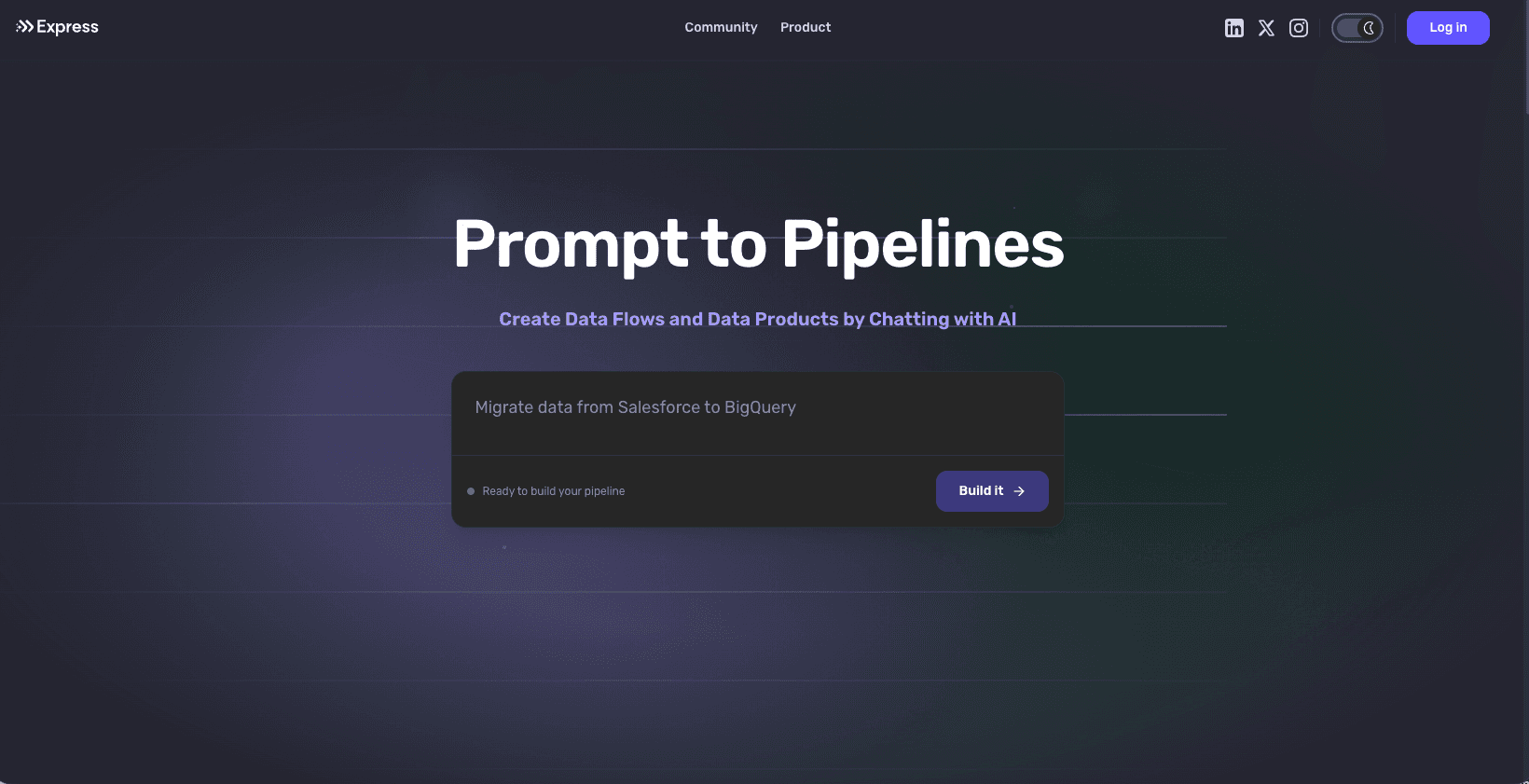 "Nexla’s new Express is here to make data engineering as easy as texting your BFF! 🗣️💬💻 #AIOnFleek"