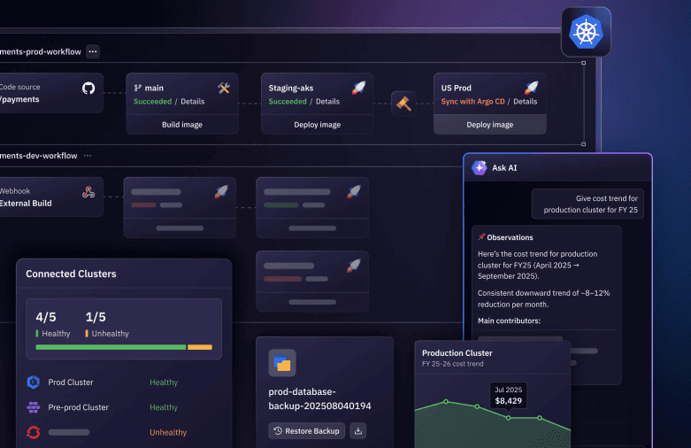 "Devtron's AI is here to save your wallet & sanity! 🚀 Kubernetes juggler so you can chill, fr fr. 💀🔥"